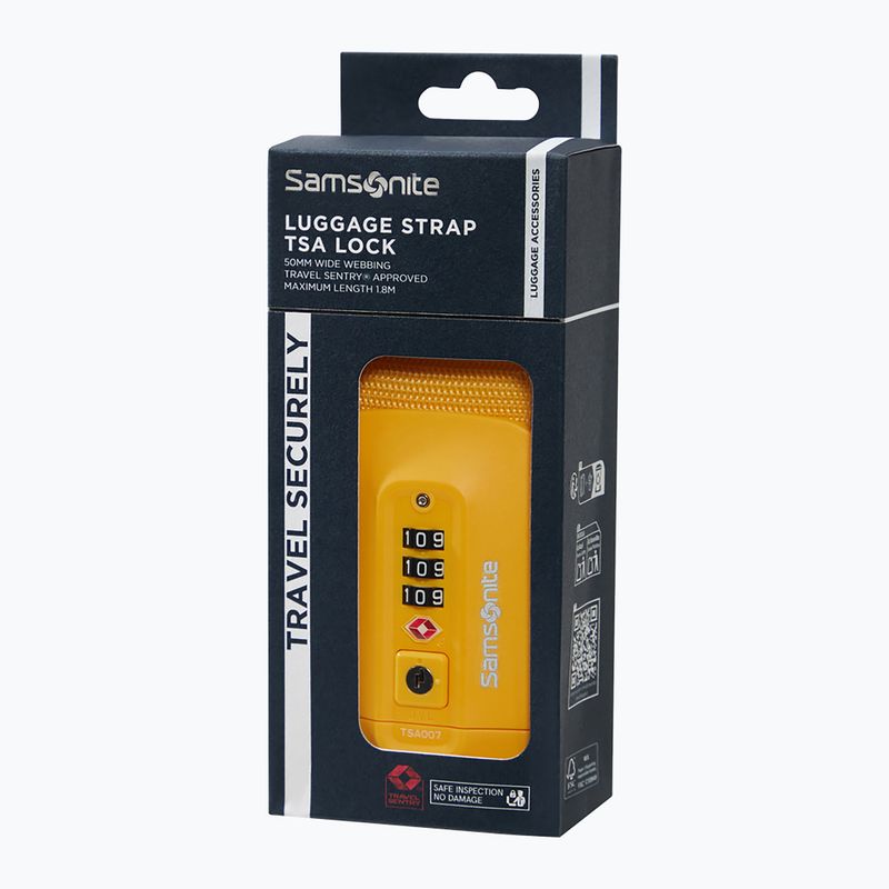 Pás na kufor Samsonite Revolution yellow 3