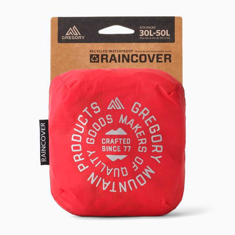 Obal na batoh Gregory Raincover 30-50 l beaming red 2