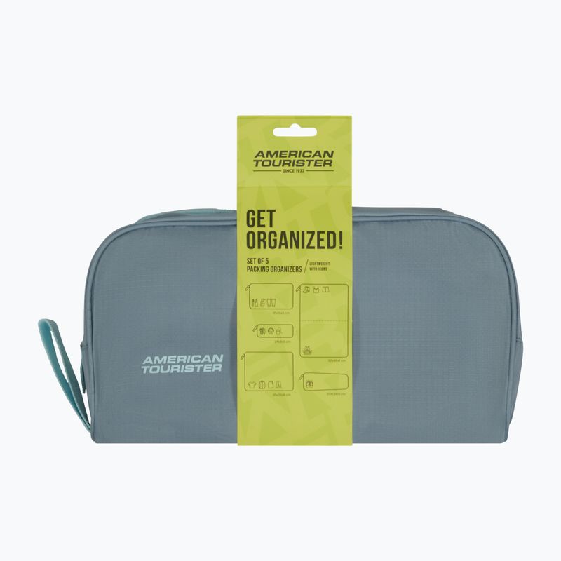 Sada organizérov American Tourister Packing 5 pcs. stone blue/blue 8