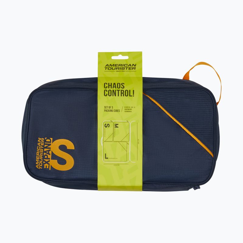 Sada organizérov American Tourister Packing S/M/L 3 pcs. navy/orange 7