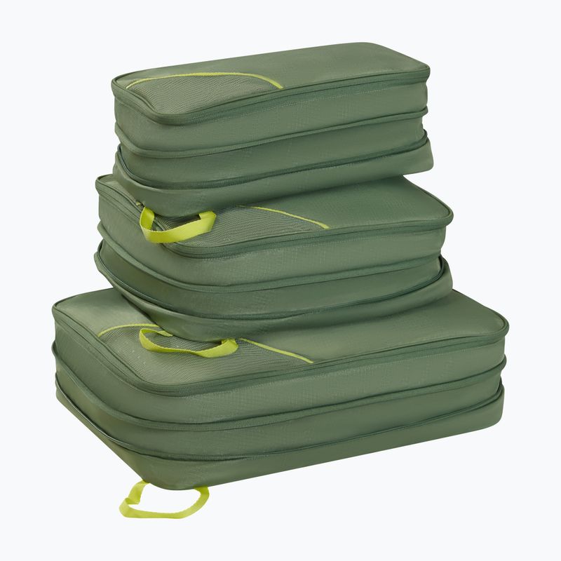 Sada organizérov American Tourister Packing S/M/L 3 pcs. olive/lime 3
