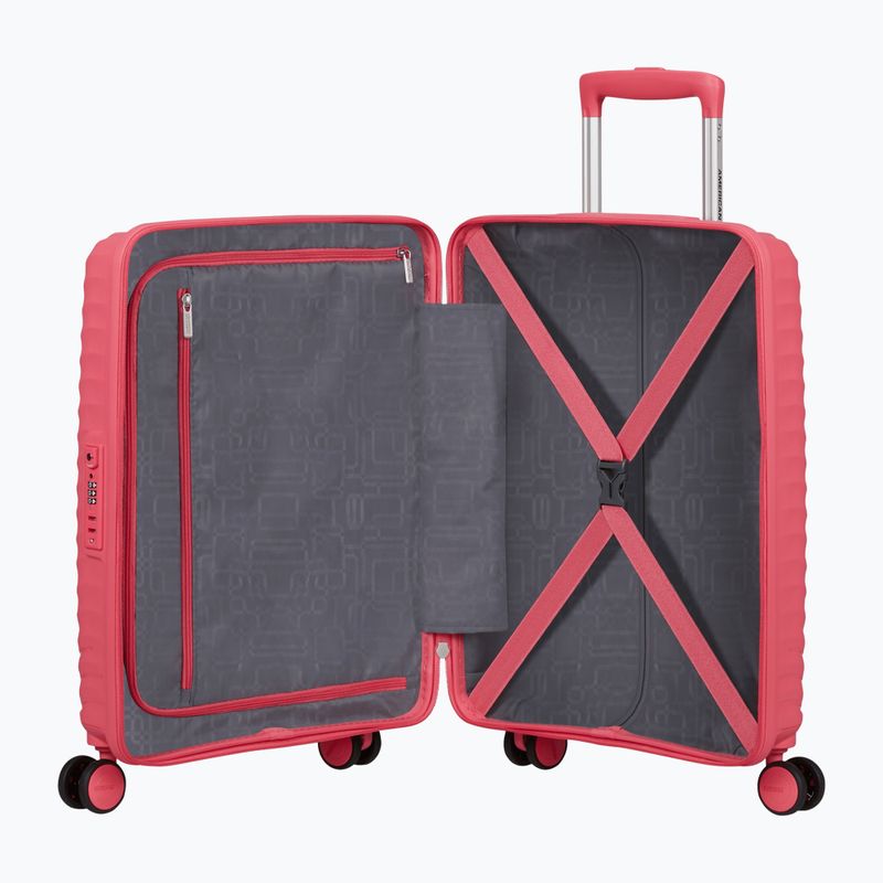Cestovný kufor American Tourister Diablast Spinner 35 l pink glitch 6