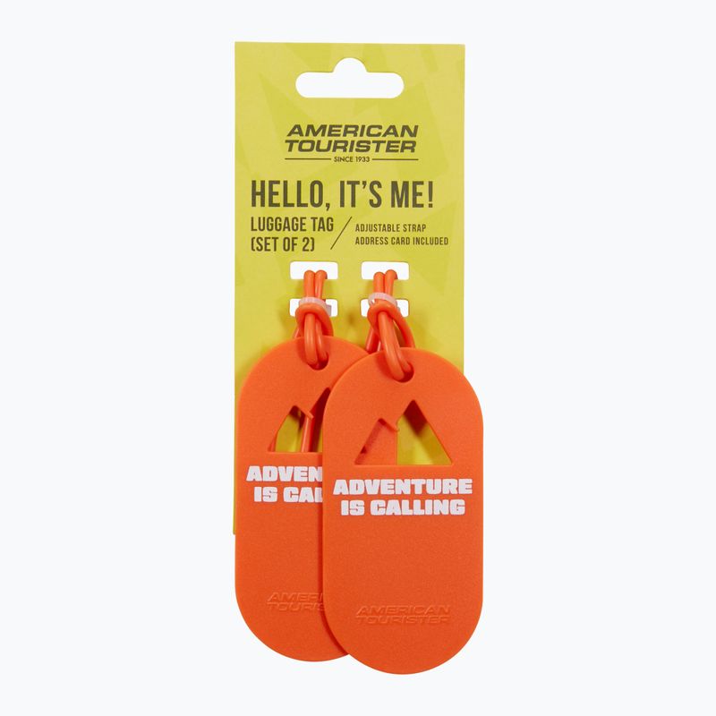 Menovka na batožinu American Tourister Luggage Tag Fun 2 pcs. adventure is calling 4