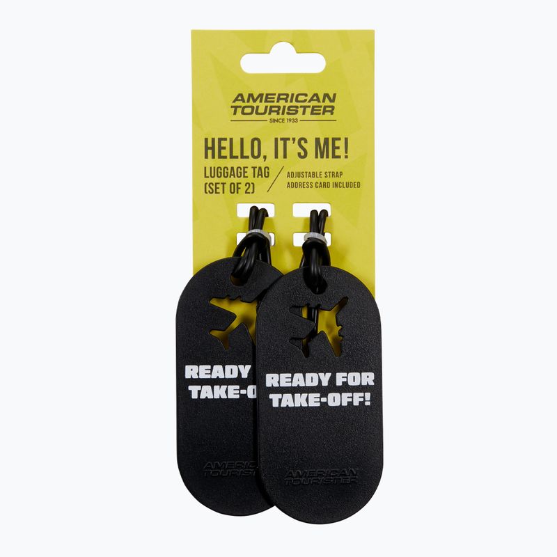 Menovka na batožinu American Tourister Luggage Tag Fun 2 pcs. ready for take off 4
