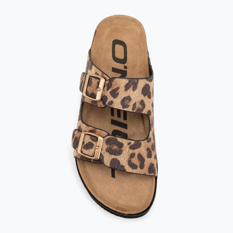 Dámske šľapky O'Neill Sandy Platform Low leopard 5
