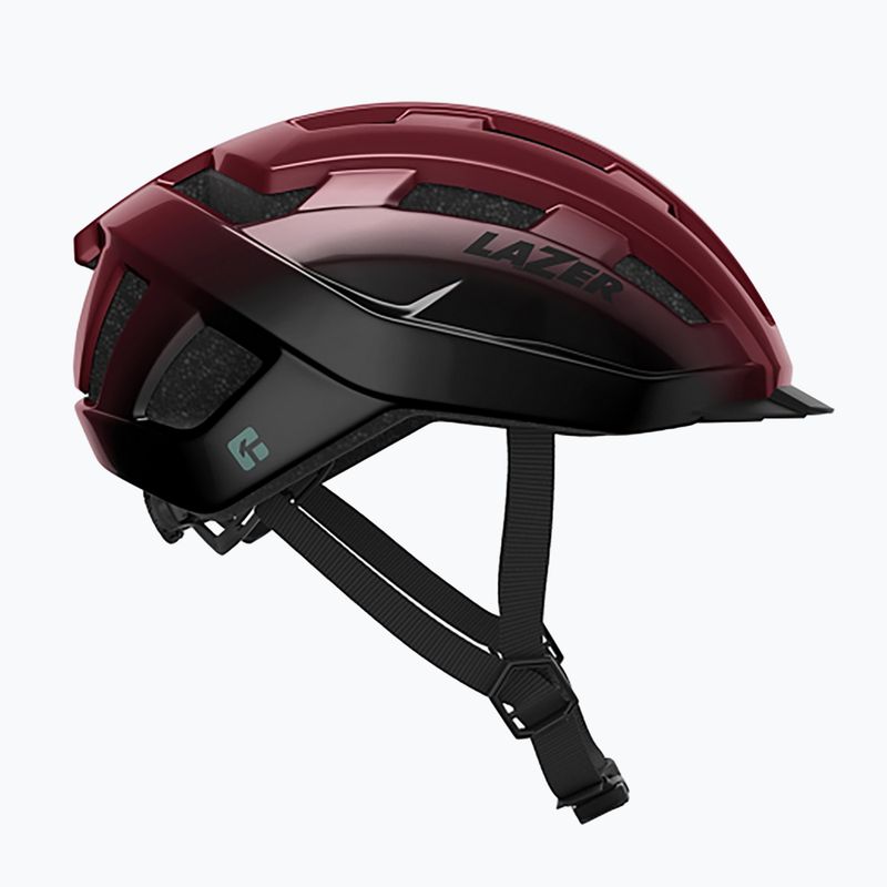 Cyklistická prilba Lazer Codax KC CE-CPSC+net bordová/čierna BLC2237891799 6