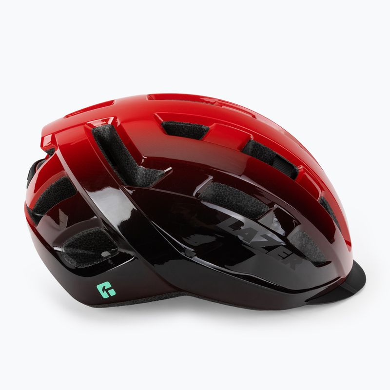 Lazer Codax KC CE-CPSC+net červeno-čierna cyklistická prilba BLC2237891808 3