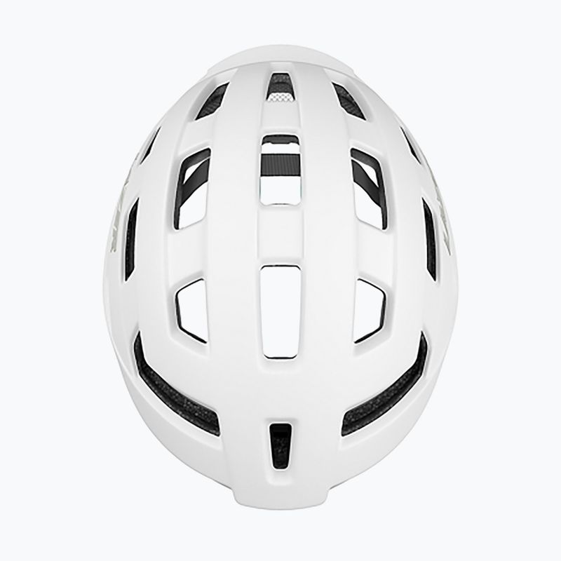 Cyklistická prilba Lazer Codax KinetiCore + net matná celá biela 5