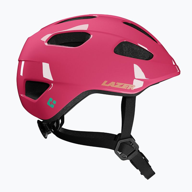 Lazer Pnut 2.0 KinetiCore fuchsiová detská cyklistická prilba 2