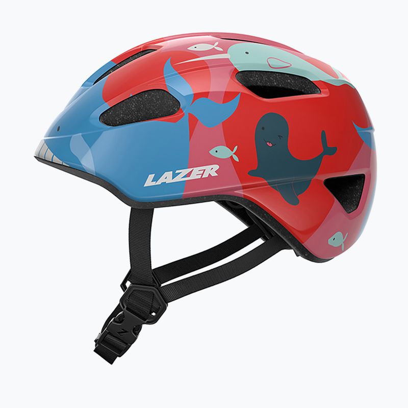 Detská cyklistická prilba Lazer Pnut 2.0 KinetiCore ocean life 9
