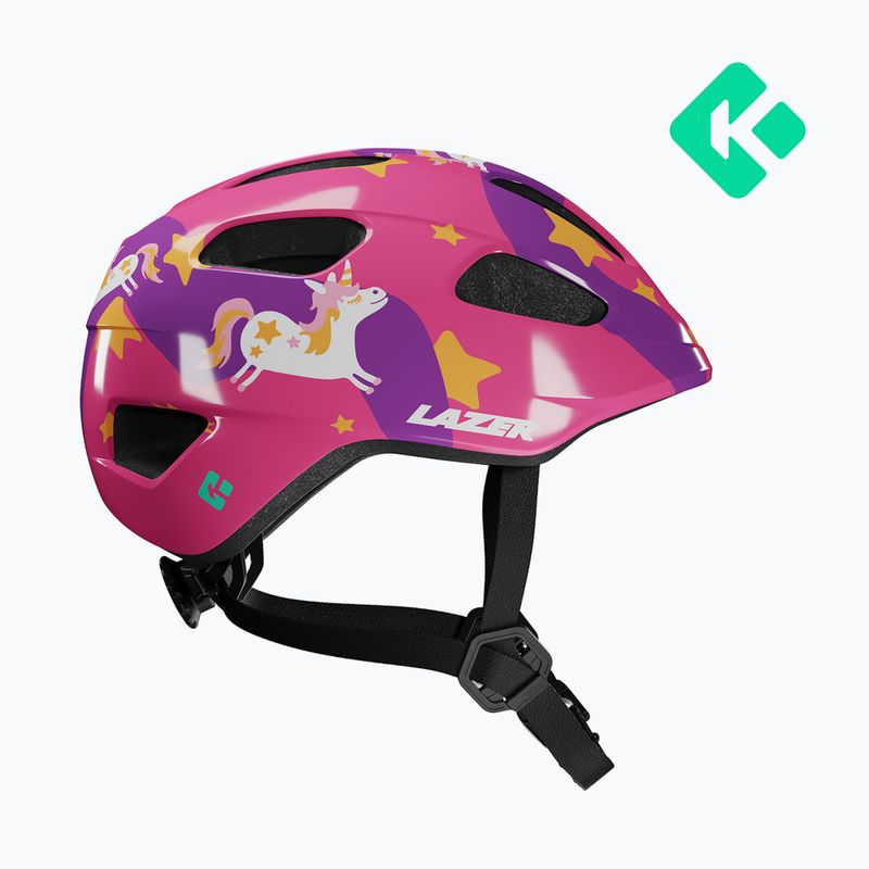 Detská cyklistická prilba Lazer Pnut 2.0 KinetiCore purple pony 2