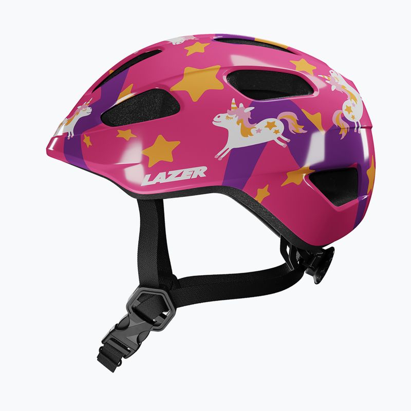 Detská cyklistická prilba Lazer Pnut 2.0 KinetiCore purple pony 3