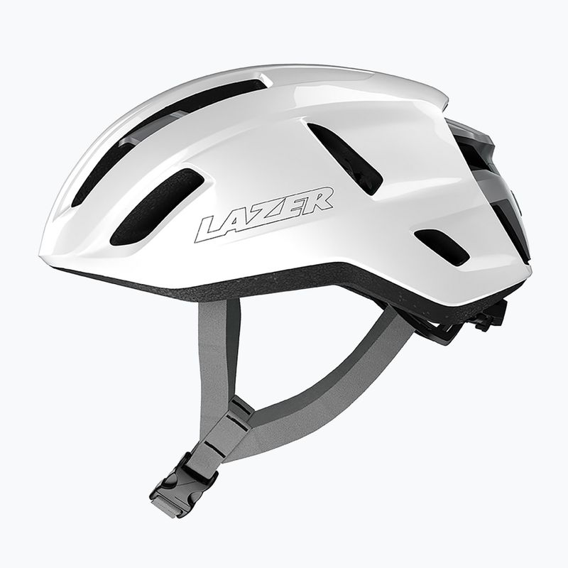 Cyklistická prilba Lazer Sphere KinetiCore white/silver 2