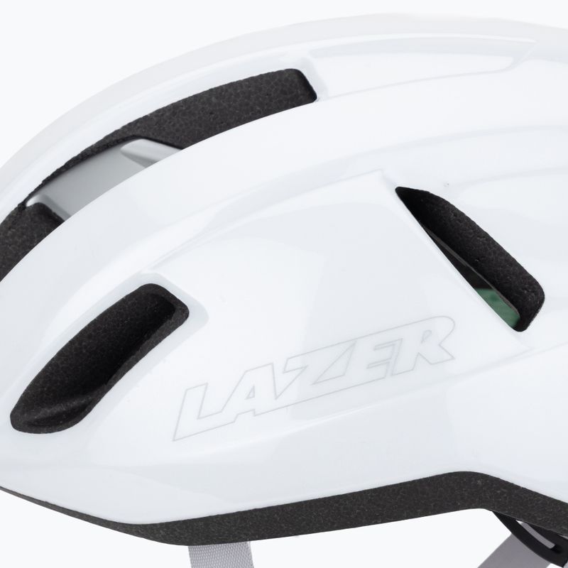 Cyklistická prilba Lazer Sphere KinetiCore white/silver 7