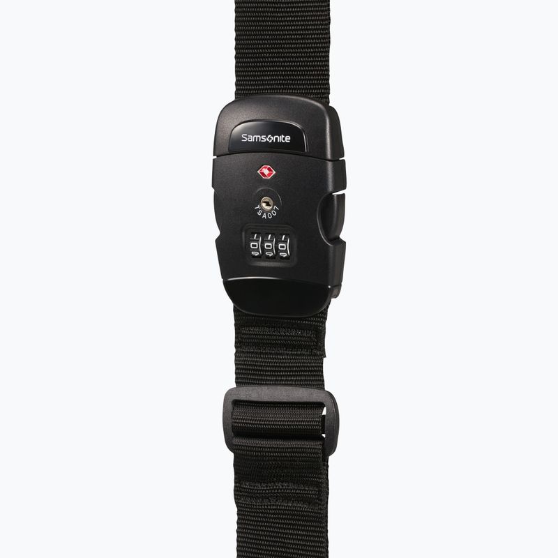 Popruh na batožinu Samsonite Luggage Strap/Tsa Lock black