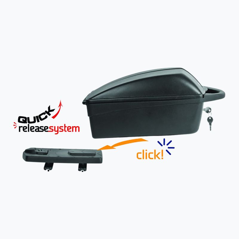 Kufor na nosič bicykla Polisport Top Case QRS 12 l black 8