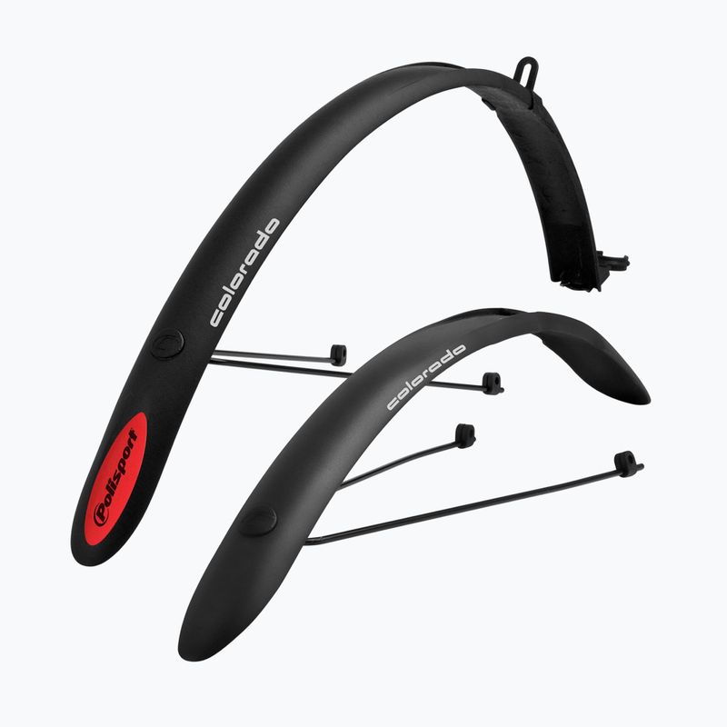 POLISPORT Colorado City/Road Set 28 V-Brake blatníky na bicykel čierne MD 8626500001 8