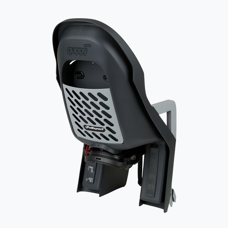 Detská sedačka na bicykel Polisport Guppy Maxi+ CFS dark grey/silver 2