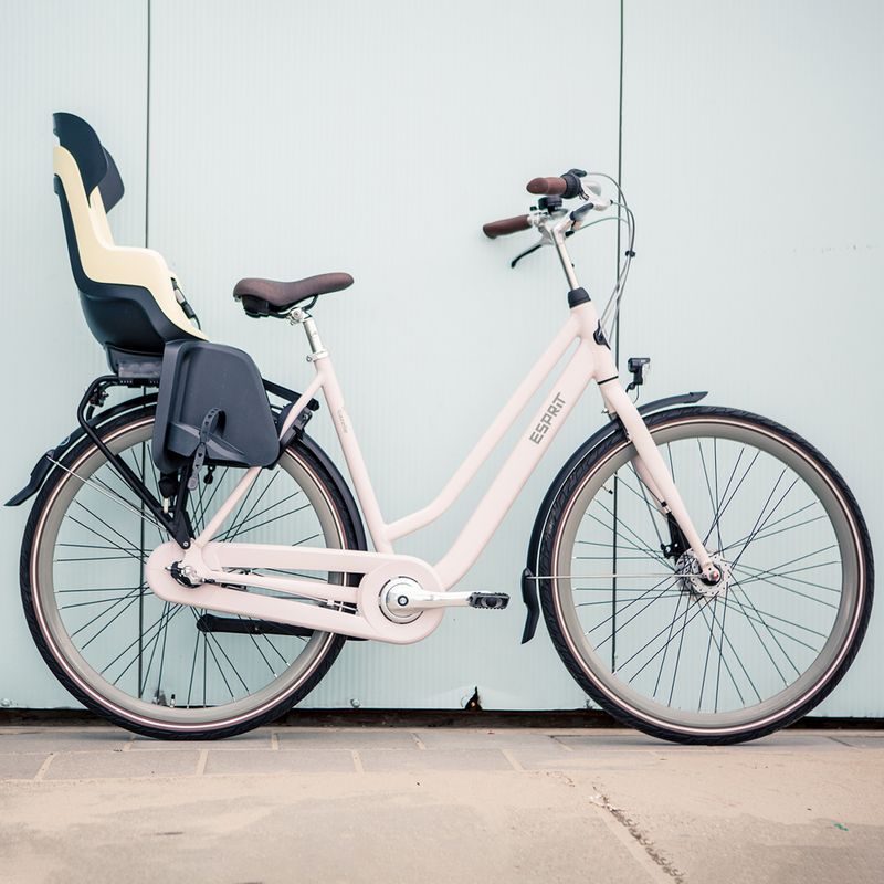 Zadné sedadlo na bicykel pre nosič bobike Go béžovo-sivé 8012300001 5