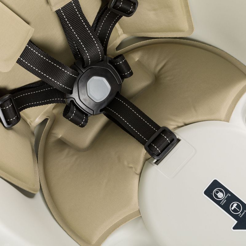 Sedadlo na bicykel Bobike Exclusive Maxi Plus so zadným nosičom béžová 8011200024 4