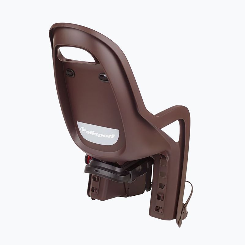 Polisport Groovy Maxi FF 29 ECO hnedá FO sedadlo na zadný rám bicykla 8406000041 5