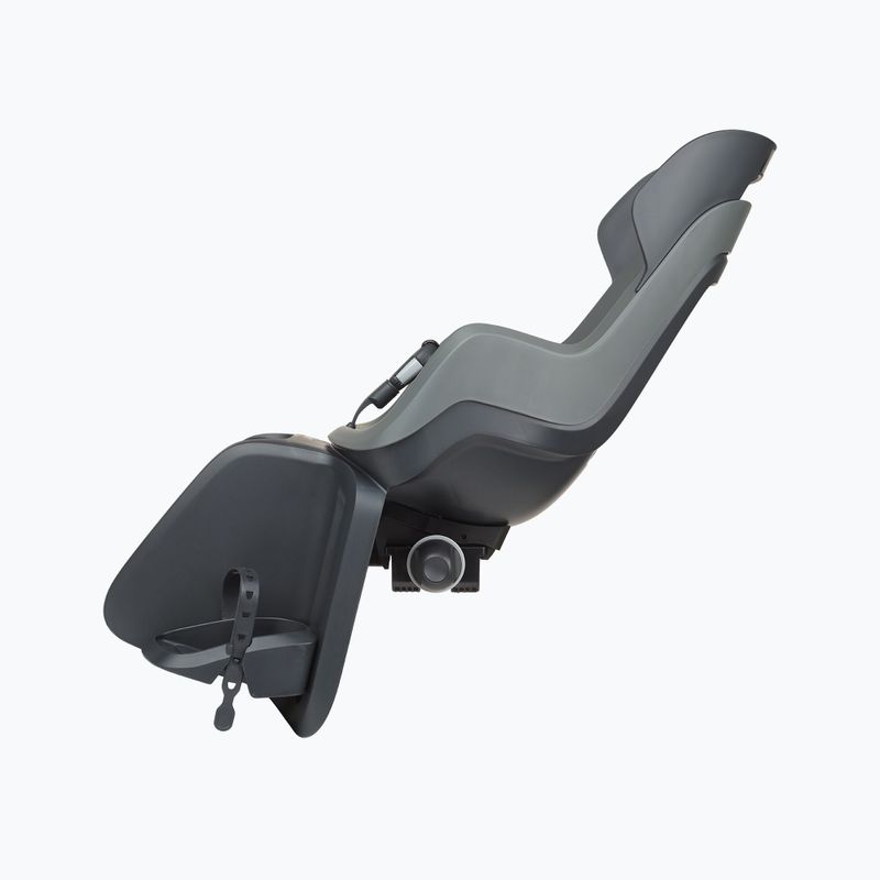 Sedadlo na bicykel Bobike Go RS so zadným nosičom sivé/čierne 8012600005 5