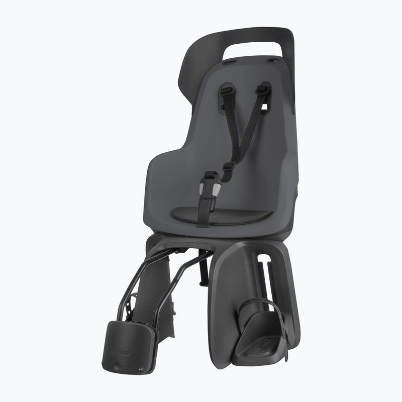 Sedadlo na zadný rám bicykla bobike Go RS 1P sivé/čierne 8012700005 4