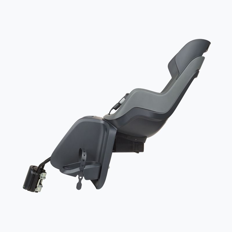 Sedadlo na zadný rám bicykla bobike Go RS 1P sivé/čierne 8012700005 6