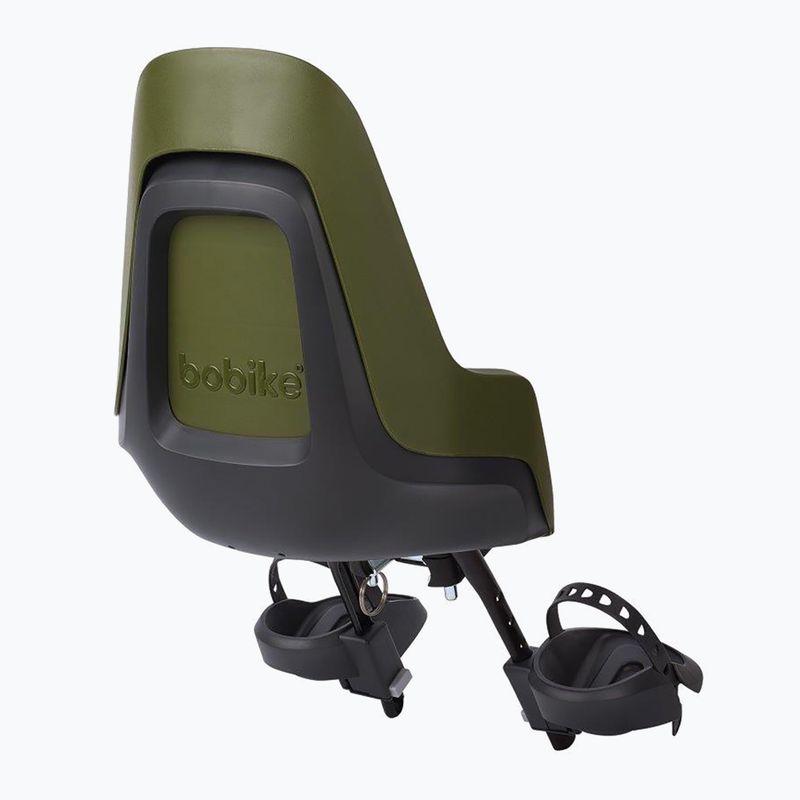 Sedadlo na bicykel bobike One Mini olivovo zelené 2