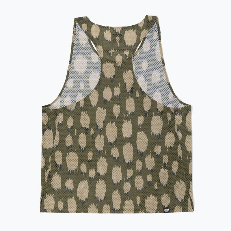 Pánske bežecké tričko Ciele Athletics ICNSinglet Cheetah kombu 2