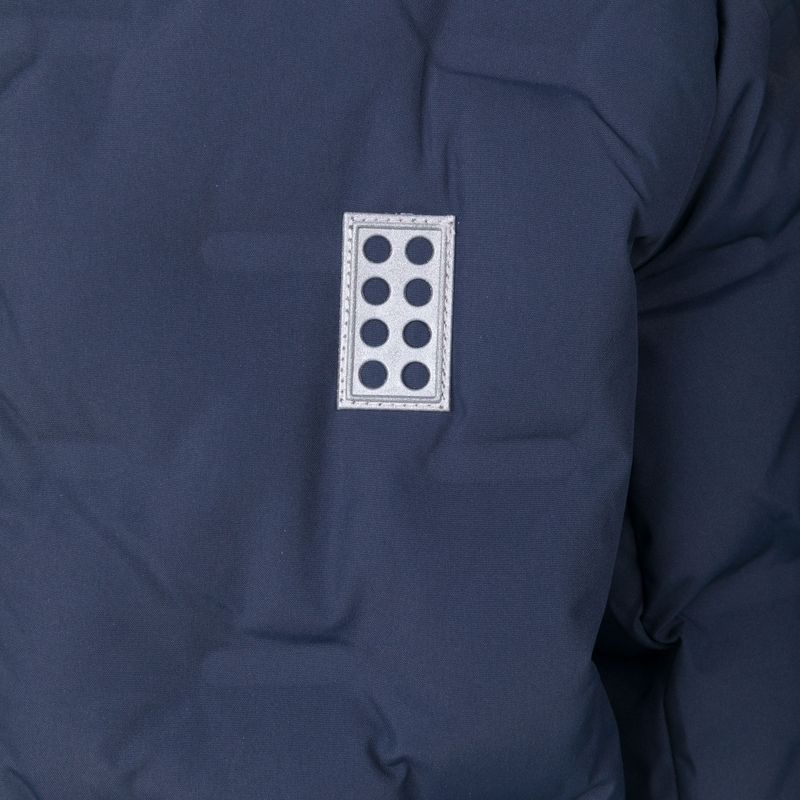 LEGO Lwjipe 706 sivá detská páperová bunda 22879 3