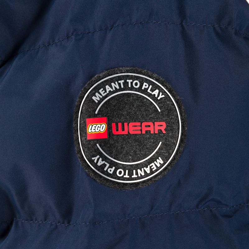 LEGO Lwjipe 704 hnedá detská páperová bunda 22898 5