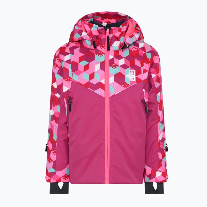 Detská lyžiarska bunda LEGO Lwjested pink 11010549 7