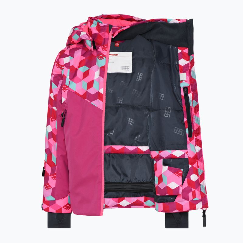 Detská lyžiarska bunda LEGO Lwjested pink 11010549 9