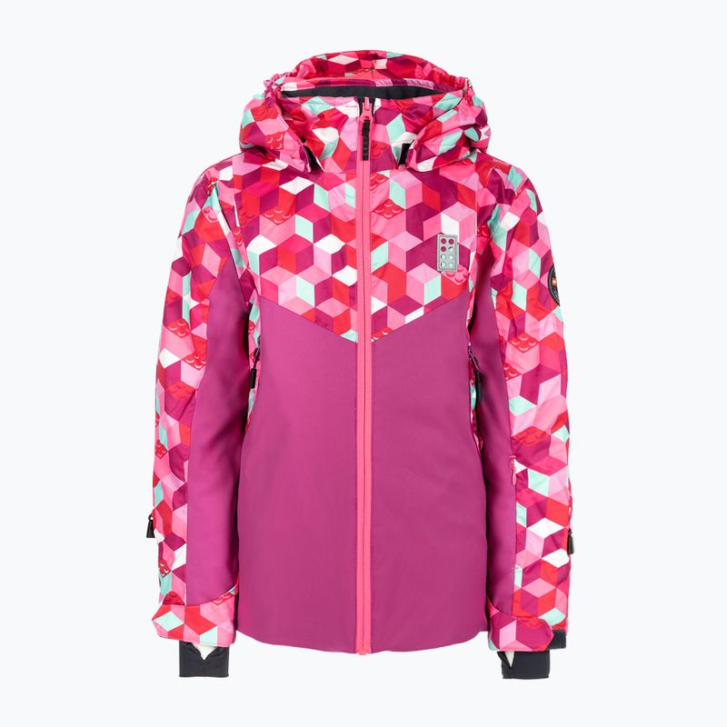 Detská lyžiarska bunda LEGO Lwjested pink 11010549