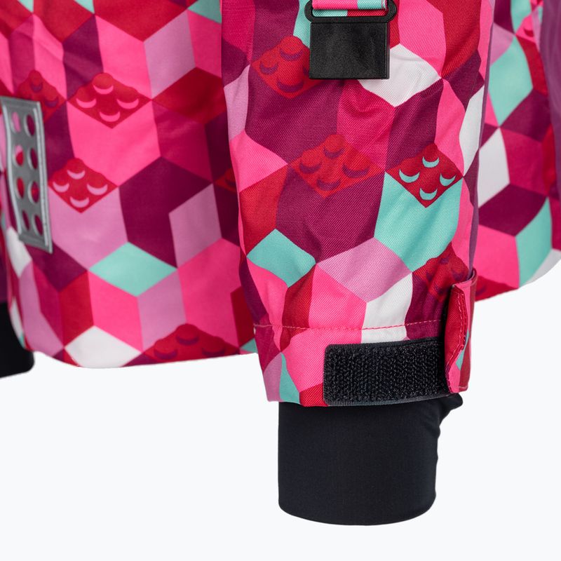 Detská lyžiarska bunda LEGO Lwjested pink 11010549 5