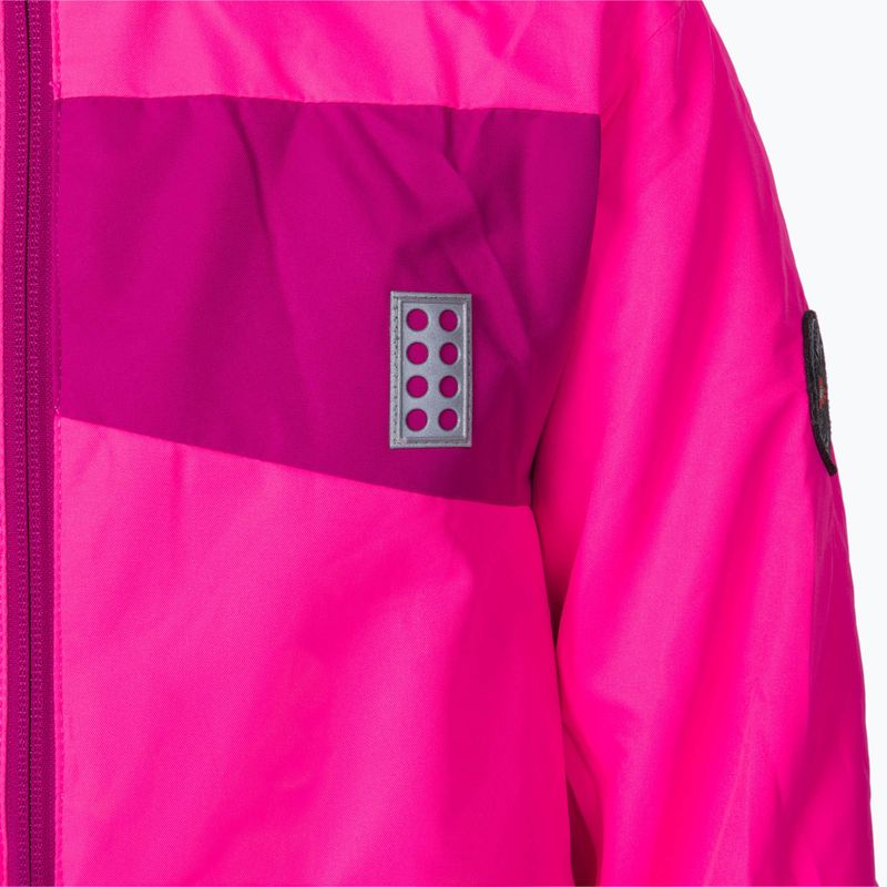 Detská lyžiarska bunda LEGO Lwjested 717 pink 11010547 3