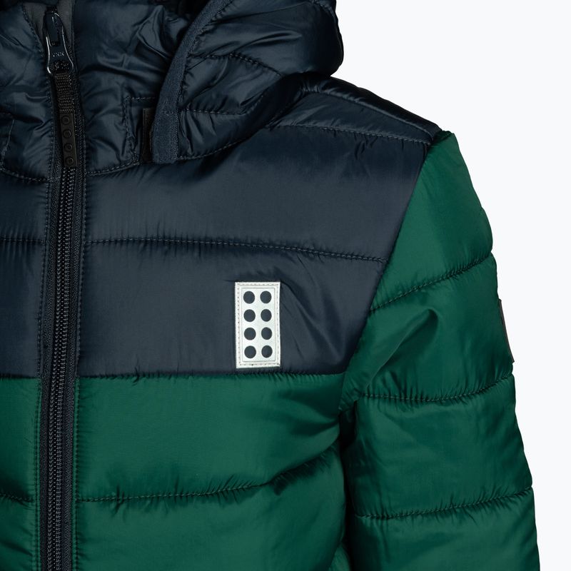LEGO Lwjesse detská softshellová bunda tmavozelená 3