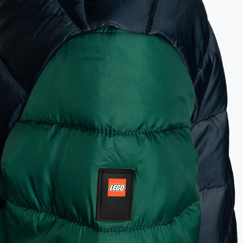 LEGO Lwjesse detská softshellová bunda tmavozelená 4