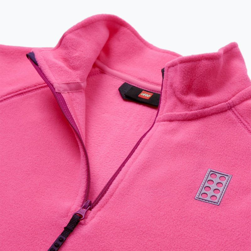 Detská fleecová mikina LEGO Lwsinclair 702 pink 3