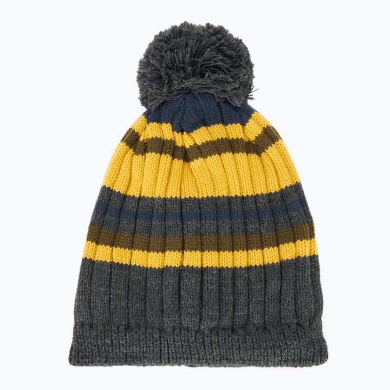 Detská zimná čiapka LEGO Lwagan 705 dark grey melange