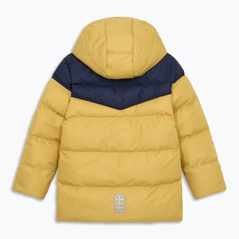 Detská zateplená bunda LEGO Lwjebel 733 dark yellow 2