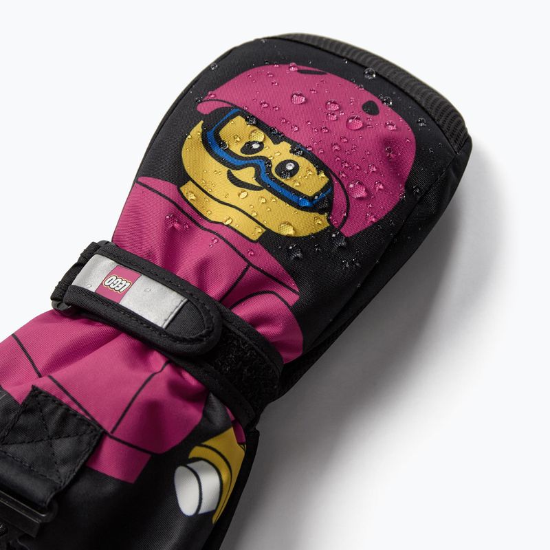 Detské rukavice LEGO Lwagan 812 pink 3