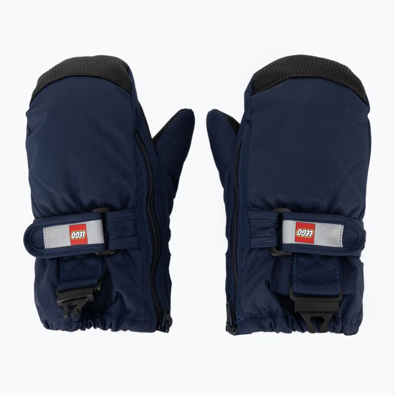 Detské lyžiarske rukavice LEGO Lwaripo 703 blue 2