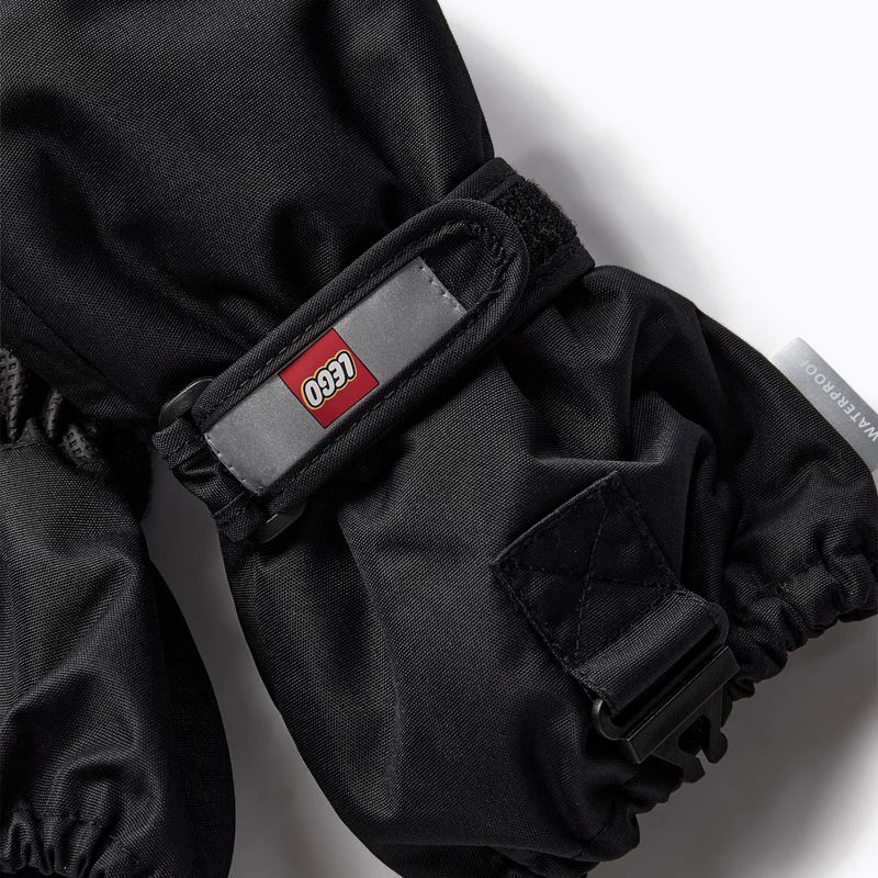 Detské lyžiarske rukavice LEGO Lwatlin 700 black 4