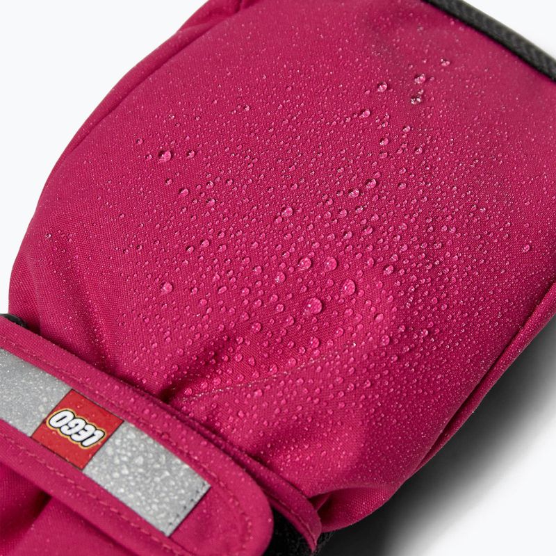 Detské lyžiarske rukavice  LEGO Lwatlin 706 fuchsia 3