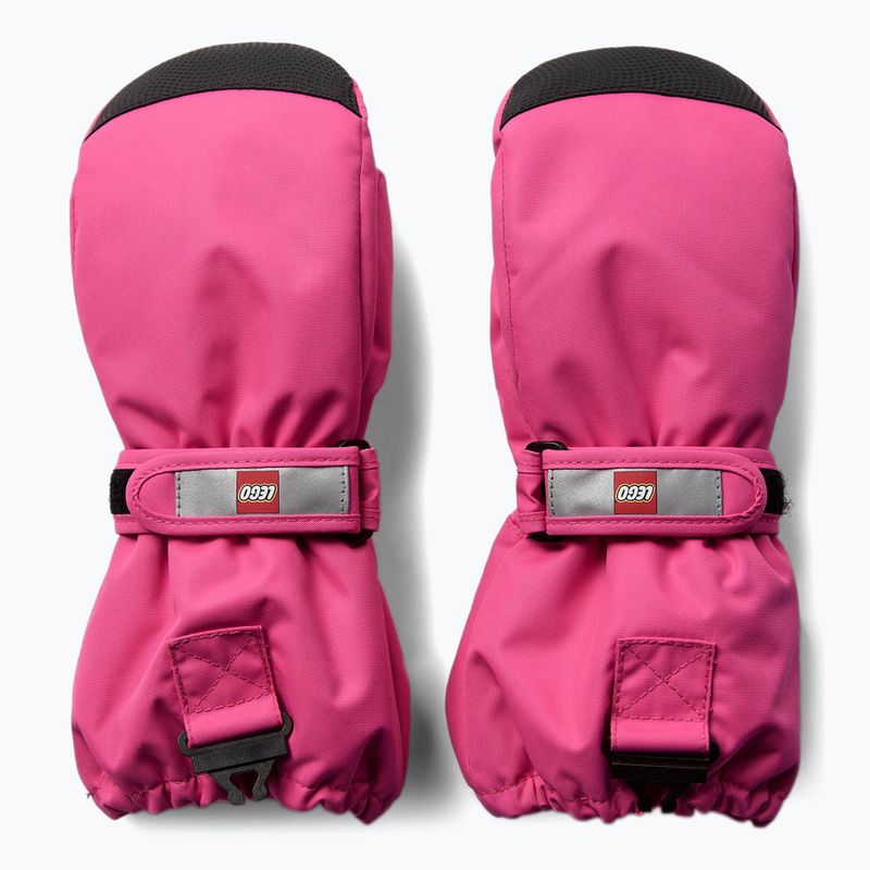 Detské lyžiarske rukavice  LEGO Lwatlin 706 pink 2