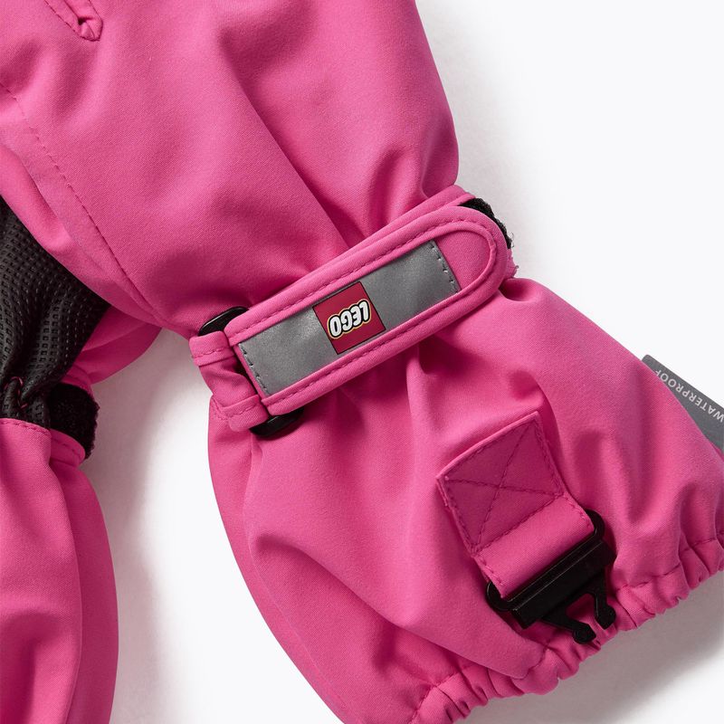 Detské lyžiarske rukavice LEGO Lwazun 705 2023 pink 4