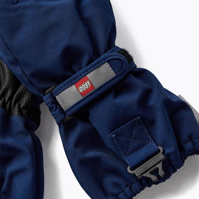 Detské lyžiarske rukavice LEGO Lwazun 705 2023 dark blue 4