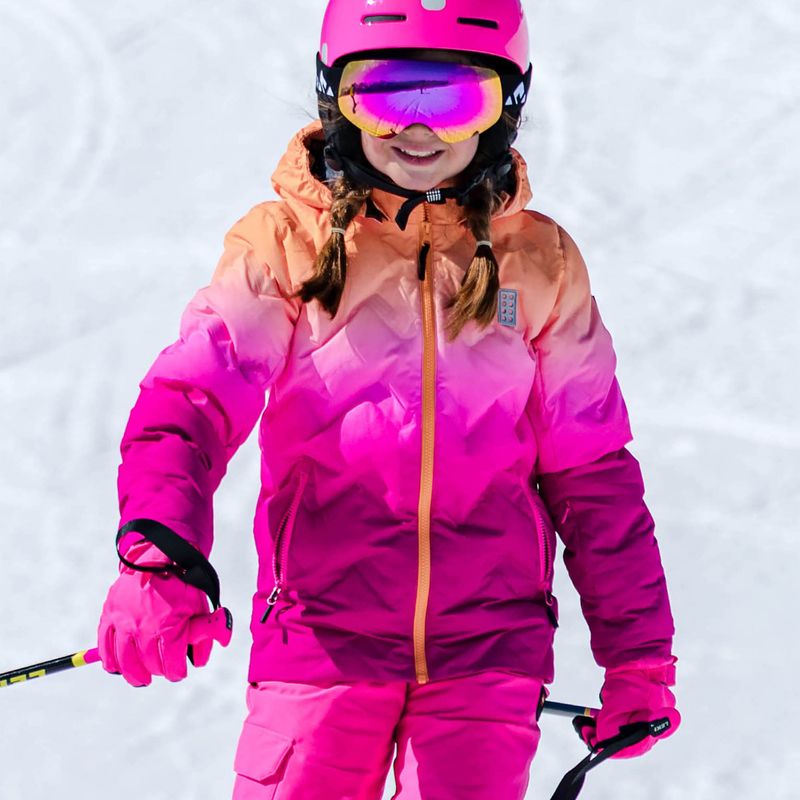 Detská lyžiarska bunda LEGO Lwjested 709 pink 6